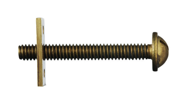 Inside window screw brass