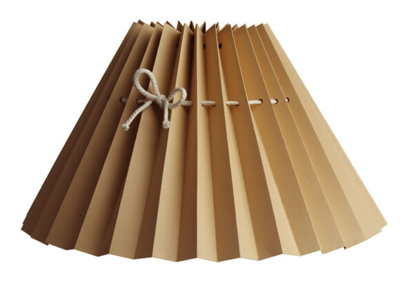 Cardboard shade for floor lamps