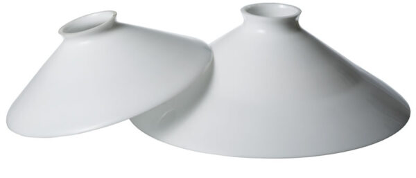 Lampshade glass small white