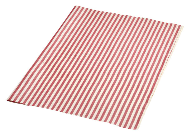 Covering fabric Red/White striped