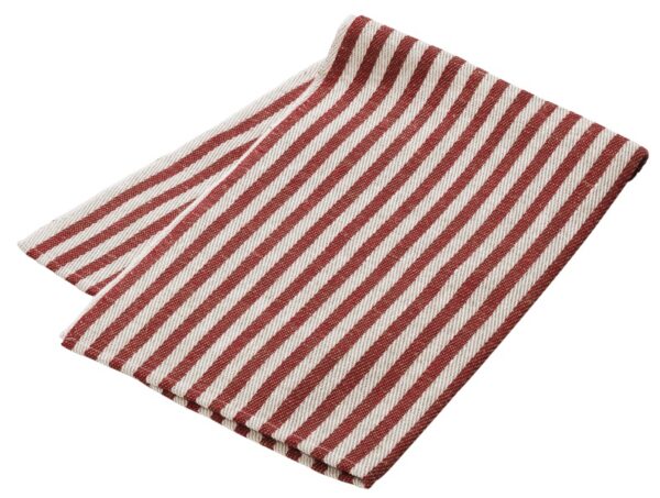 Towel roller blind fabric red