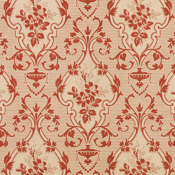 Wallpaper sample Nästgårds English red