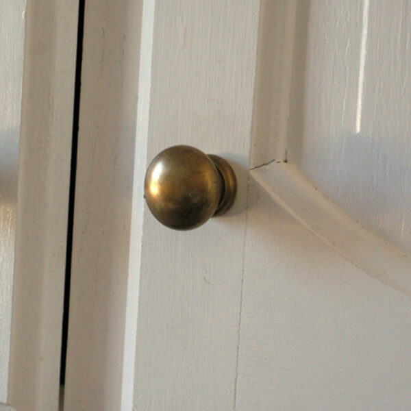 Brass knob