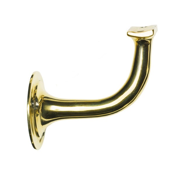 Brass handrail holder