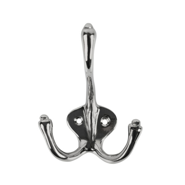 Garment hook Acorn nickel plated