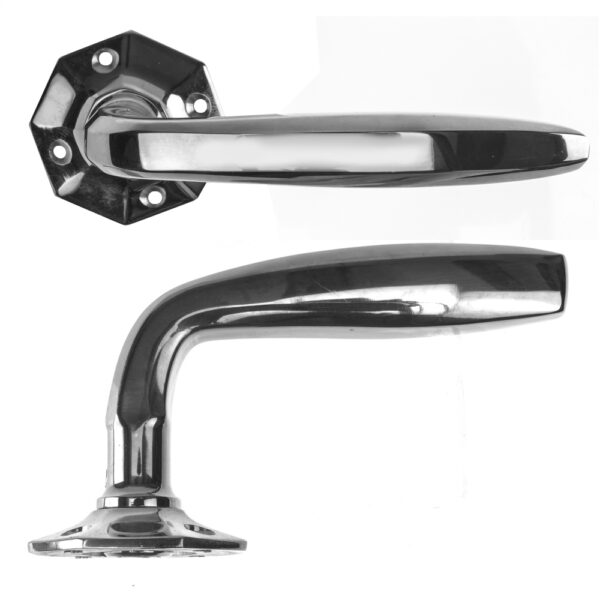 Door handle with bow 5559 nickel plated