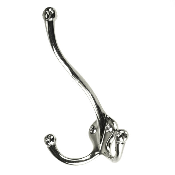 Hat and coat hook 8137 nickel plated