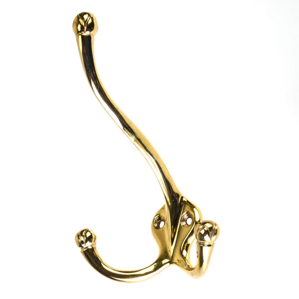 Hat and coat hook 8137 brass